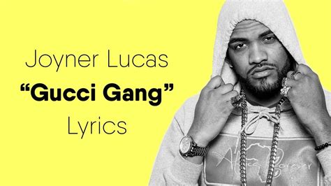 gucci gang joyner genius|joyner lucas age.